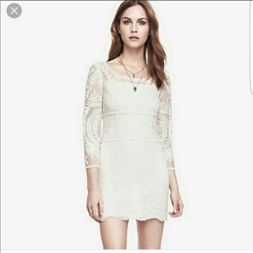 💕💕EXPRESS WHITE LACE DRESS 💕💕
